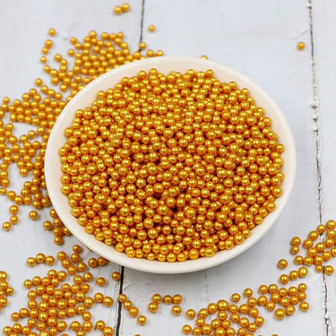 Sprinkles – Golden Pearls (4mm) 65g